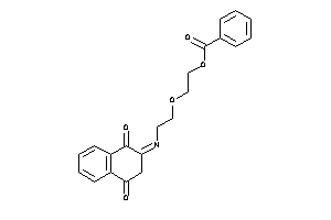Image of Benzoic Acid 2-[2-[(1,4-diketotetralin-2-ylidene)amino]ethoxy]ethyl Ester