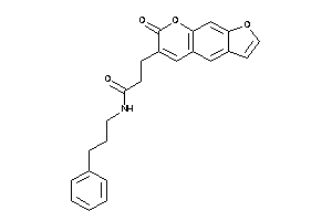 Image of 3-(7-ketofuro[3,2-g]chromen-6-yl)-N-(3-phenylpropyl)propionamide