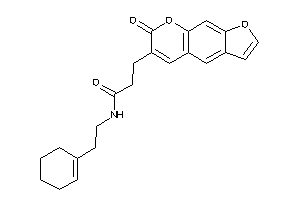 Image of N-(2-cyclohexen-1-ylethyl)-3-(7-ketofuro[3,2-g]chromen-6-yl)propionamide
