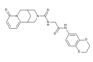 N-[2-(2,3-dihydro-1,4-benzodioxin-6-ylamino)-2-keto-ethyl]-keto-BLAHcarboxamide