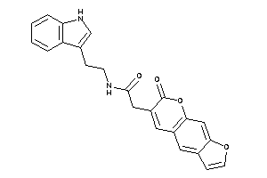 N-[2-(1H-indol-3-yl)ethyl]-2-(7-ketofuro[3,2-g]chromen-6-yl)acetamide