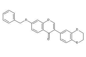 Image of 7-benzoxy-3-(2,3-dihydro-1,4-benzodioxin-6-yl)chromone