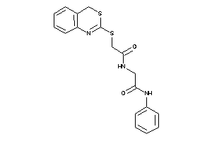 2-[[2-(4H-3,1-benzothiazin-2-ylthio)acetyl]amino]-N-phenyl-acetamide