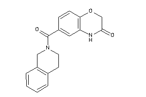 Image of 6-(3,4-dihydro-1H-isoquinoline-2-carbonyl)-4H-1,4-benzoxazin-3-one