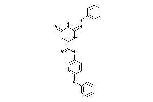 2-benzylimino-6-keto-N-(4-phenoxyphenyl)hexahydropyrimidine-4-carboxamide
