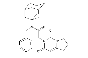 Image of N-(1-adamantyl)-N-benzyl-2-(1,3-diketo-6,7-dihydro-5H-pyrrolo[2,1-f]pyrimidin-2-yl)acetamide