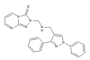 2-[[(1,3-diphenylpyrazol-4-yl)methylamino]methyl]-[1,2,4]triazolo[4,3-a]pyrimidine-3-thione