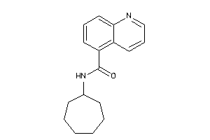 N-cycloheptylquinoline-5-carboxamide