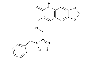 7-[[(1-benzyltetrazol-5-yl)methylamino]methyl]-5H-[1,3]dioxolo[4,5-g]quinolin-6-one