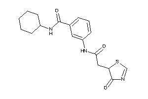 Image of N-cyclohexyl-3-[[2-(4-keto-2-thiazolin-5-yl)acetyl]amino]benzamide