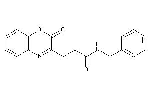 N-benzyl-3-(2-keto-1,4-benzoxazin-3-yl)propionamide