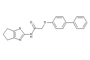 Image of N-(5,6-dihydro-4H-cyclopenta[d]thiazol-2-yl)-2-(4-phenylphenoxy)acetamide