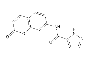 Image of N-(2-ketochromen-7-yl)-1H-pyrazole-5-carboxamide