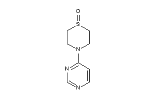 4-(4-pyrimidyl)-1,4-thiazinane 1-oxide