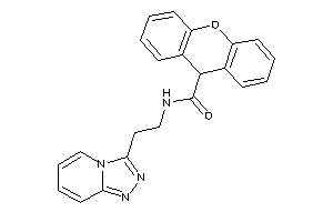Image of N-[2-([1,2,4]triazolo[4,3-a]pyridin-3-yl)ethyl]-9H-xanthene-9-carboxamide