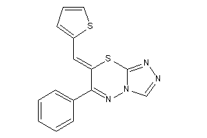 Image of 6-phenyl-7-(2-thenylidene)-[1,2,4]triazolo[3,4-b][1,3,4]thiadiazine