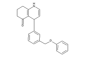 4-[3-(phenoxymethyl)phenyl]-4,6,7,8-tetrahydro-1H-quinolin-5-one