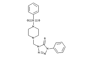1-[(4-besylpiperazino)methyl]-4-phenyl-tetrazole-5-thione