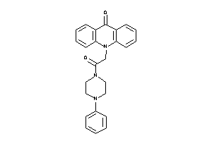 10-[2-keto-2-(4-phenylpiperazino)ethyl]acridin-9-one