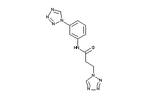 3-(tetrazol-1-yl)-N-[3-(tetrazol-1-yl)phenyl]propionamide