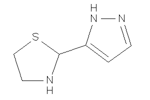 2-(1H-pyrazol-5-yl)thiazolidine