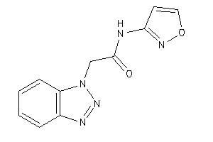 2-(benzotriazol-1-yl)-N-isoxazol-3-yl-acetamide