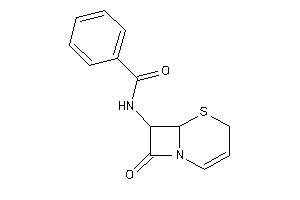 Image of N-(8-keto-5-thia-1-azabicyclo[4.2.0]oct-2-en-7-yl)benzamide