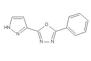 2-phenyl-5-(1H-pyrazol-3-yl)-1,3,4-oxadiazole