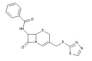 N-[8-keto-3-[(1,3,4-thiadiazol-2-ylthio)methyl]-5-thia-1-azabicyclo[4.2.0]oct-2-en-7-yl]benzamide