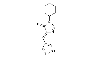 3-cyclohexyl-5-(1H-pyrazol-4-ylmethylene)-2-imidazolin-4-one