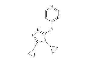 4-[(4,5-dicyclopropyl-1,2,4-triazol-3-yl)thio]pyrimidine