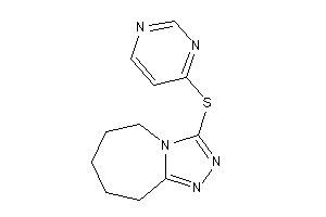 3-(4-pyrimidylthio)-6,7,8,9-tetrahydro-5H-[1,2,4]triazolo[4,3-a]azepine