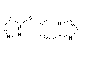 2-([1,2,4]triazolo[3,4-f]pyridazin-6-ylthio)-1,3,4-thiadiazole