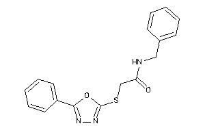 Image of N-benzyl-2-[(5-phenyl-1,3,4-oxadiazol-2-yl)thio]acetamide