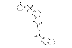 4-indan-5-yl-4-keto-N-[3-(pyrrolidin-2-ylideneamino)sulfonylphenyl]butyramide