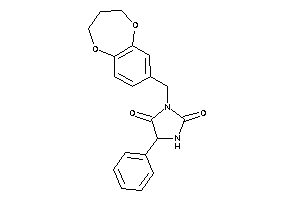 Image of 3-(3,4-dihydro-2H-1,5-benzodioxepin-7-ylmethyl)-5-phenyl-hydantoin