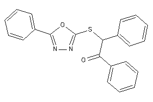 1,2-diphenyl-2-[(5-phenyl-1,3,4-oxadiazol-2-yl)thio]ethanone