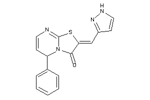 5-phenyl-2-(1H-pyrazol-3-ylmethylene)-5H-thiazolo[3,2-a]pyrimidin-3-one