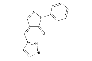 Image of 2-phenyl-4-(1H-pyrazol-3-ylmethylene)-2-pyrazolin-3-one