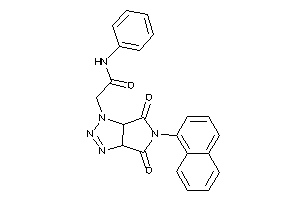 Image of 2-[4,6-diketo-5-(1-naphthyl)-3a,6a-dihydropyrrolo[3,4-d]triazol-1-yl]-N-phenyl-acetamide