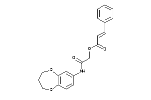 3-phenylacrylic Acid [2-(3,4-dihydro-2H-1,5-benzodioxepin-7-ylamino)-2-keto-ethyl] Ester