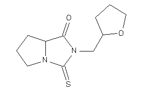 2-(tetrahydrofurfuryl)-3-thioxo-5,6,7,7a-tetrahydropyrrolo[2,1-e]imidazol-1-one