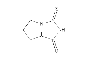 Image of 3-thioxo-5,6,7,7a-tetrahydropyrrolo[2,1-e]imidazol-1-one