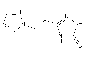 3-(2-pyrazol-1-ylethyl)-1,4-dihydro-1,2,4-triazole-5-thione