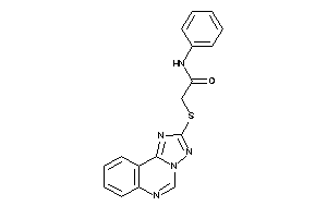 N-phenyl-2-([1,2,4]triazolo[1,5-c]quinazolin-2-ylthio)acetamide