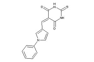 5-[(1-phenylpyrrol-3-yl)methylene]-2-thioxo-hexahydropyrimidine-4,6-quinone