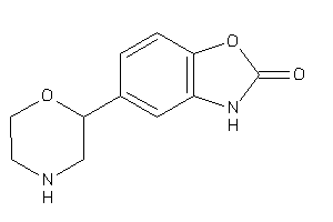 5-morpholin-2-yl-3H-1,3-benzoxazol-2-one