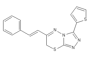 6-styryl-3-(2-thienyl)-7H-[1,2,4]triazolo[3,4-b][1,3,4]thiadiazine