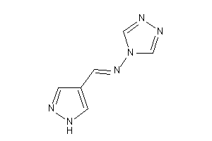 1H-pyrazol-4-ylmethylene(1,2,4-triazol-4-yl)amine
