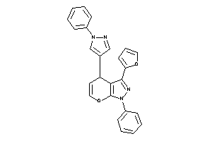 3-(2-furyl)-1-phenyl-4-(1-phenylpyrazol-4-yl)-4H-pyrano[2,3-c]pyrazole